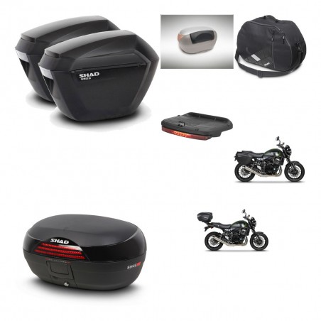 SHAD Baul SH46 + soporte montaje maletas sh23 accesorios 45 L KIT-463438