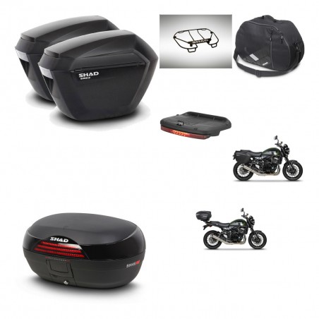SHAD Baul SH46 + soporte montaje maletas sh23 accesorios 45 L KIT-463462