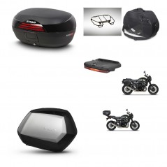 SHAD SH35 PREMIUM suitcases + mounting bracket SH46 trunk accessories 45 L KIT-463463