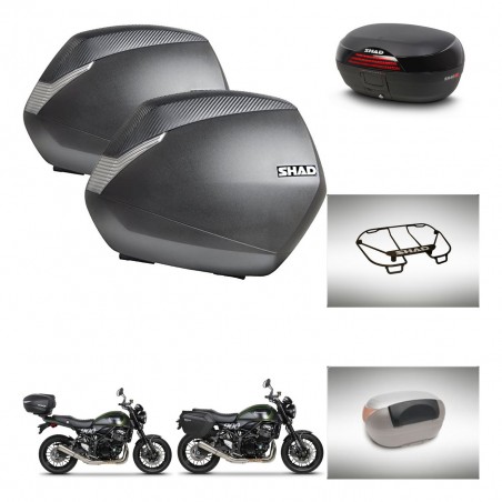 SHAD Baul SH46 + soporte montaje maletas SH36 accesorios 45 L KIT-463466