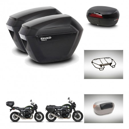 SHAD Baul SH46 + soporte montaje maletas sh23 accesorios 45 L KIT-463468