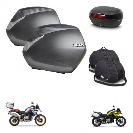 SHAD Baul SH46 + soporte montaje maletas SH36 accesorios 45 L KIT-463491