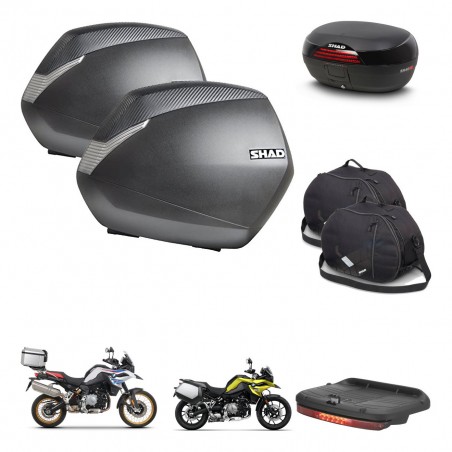 SHAD Baul SH46 + soporte montaje maletas SH36 accesorios 45 L KIT-463497