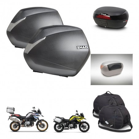 SHAD SH46 trunk + mounting bracket SH36 suitcases accessories 45 L KIT-463515