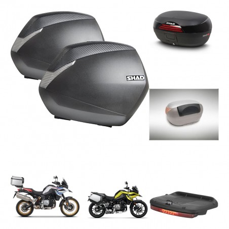 SHAD Baul SH46 + soporte montaje maletas SH36 accesorios 45 L KIT-463520