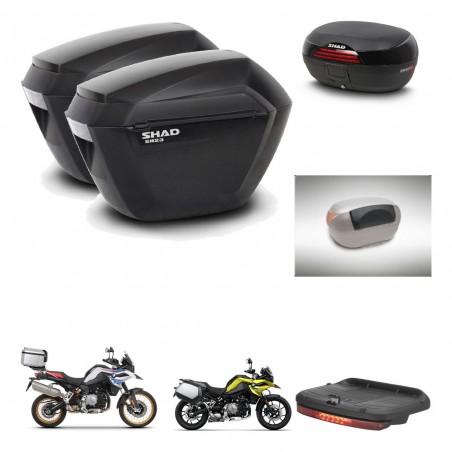 SHAD Baul SH46 + soporte montaje maletas sh23 accesorios 45 L KIT-463522