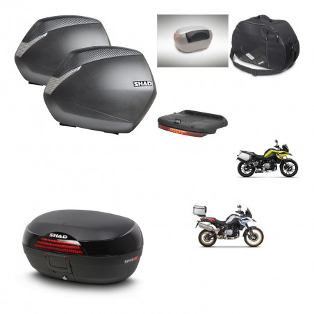 SHAD SH46 trunk + mounting bracket SH36 suitcases accessories 45 L KIT-463532