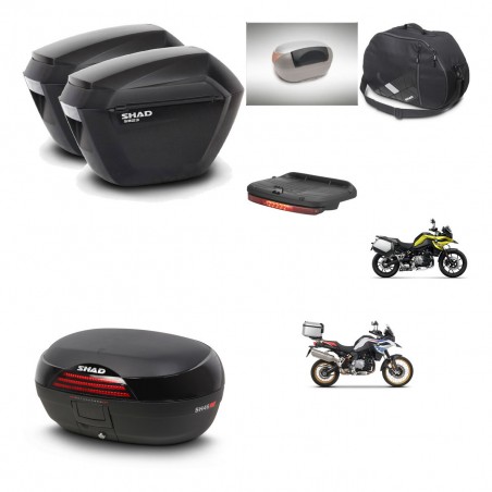 SHAD Baul SH46 + soporte montaje maletas sh23 accesorios 45 L KIT-463534