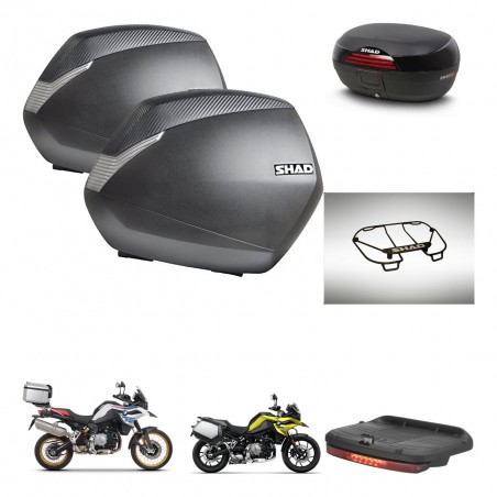 SHAD Baul SH46 + soporte montaje maletas SH36 accesorios 45 L KIT-463544