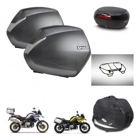 SHAD Baul SH46 + soporte montaje maletas SH36 accesorios 45 L KIT-463550