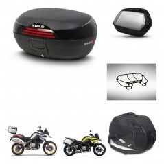 SHAD SH35 PREMIUM suitcases + mounting bracket SH46 trunk accessories 45 L KIT-463553