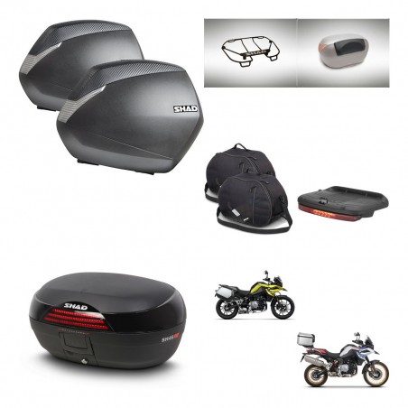SHAD Baul SH46 + soporte montaje maletas SH36 accesorios 45 L KIT-463569