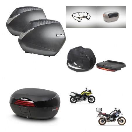 SHAD Baul SH46 + soporte montaje maletas SH36 accesorios 45 L KIT-463580