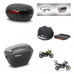 SHAD SH23 alu suitcases + mounting bracket SH46 trunk accessories 45 L KIT-463585