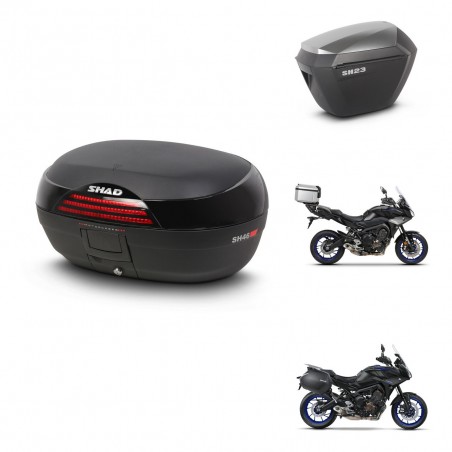 SHAD Maletas sh23 alu + soporte montaje baul SH46 45 L KIT-463591
