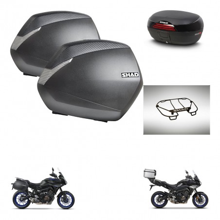 SHAD Baul SH46 + soporte montaje maletas SH36 accesorios 45 L KIT-463634