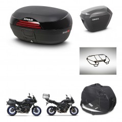 SHAD SH23 alu suitcases + mounting bracket SH46 trunk accessories 45 L KIT-463651