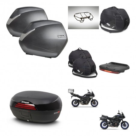 SHAD SH46 trunk + mounting bracket SH36 suitcases accessories 45 L KIT-463653