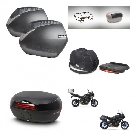 SHAD Baul SH46 + soporte montaje maletas SH36 accesorios 45 L KIT-463676