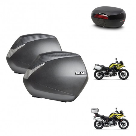 SHAD SH46 trunk + mounting bracket SH36 suitcases 45 L KIT-463682