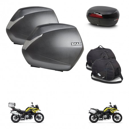 SHAD Baul SH46 + soporte montaje maletas SH36 accesorios 45 L KIT-463683