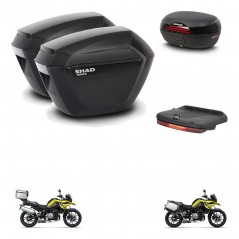 SHAD SH46 trunk + mounting bracket sh23 suitcases accessories 45 L KIT-463690