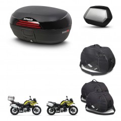 SHAD SH35 PREMIUM suitcases + mounting bracket SH46 trunk accessories 45 L KIT-463698
