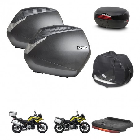 SHAD SH46 trunk + mounting bracket SH36 suitcases accessories 45 L KIT-463700