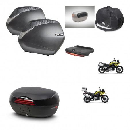 SHAD Baul SH46 + soporte montaje maletas SH36 accesorios 45 L KIT-463724