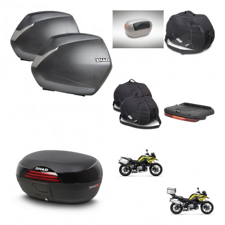 SHAD Baul SH46 + soporte montaje maletas SH36 accesorios 45 L KIT-463725
