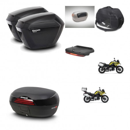 SHAD Baul SH46 + soporte montaje maletas sh23 accesorios 45 L KIT-463726