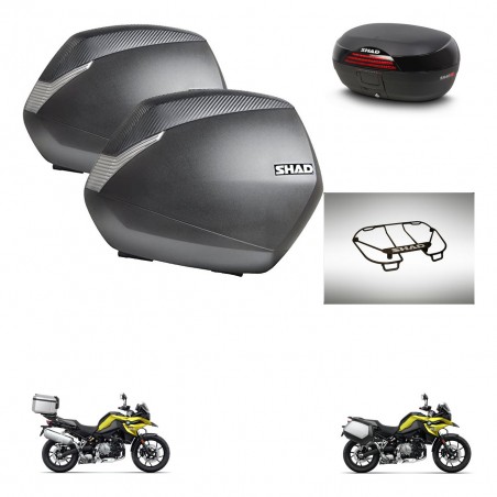 SHAD Baul SH46 + soporte montaje maletas SH36 accesorios 45 L KIT-463730