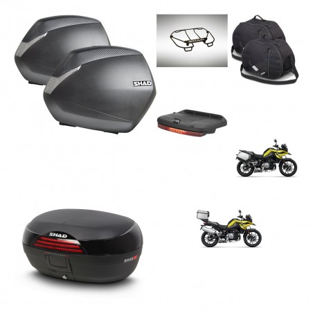 SHAD Baul SH46 + soporte montaje maletas SH36 accesorios 45 L KIT-463737