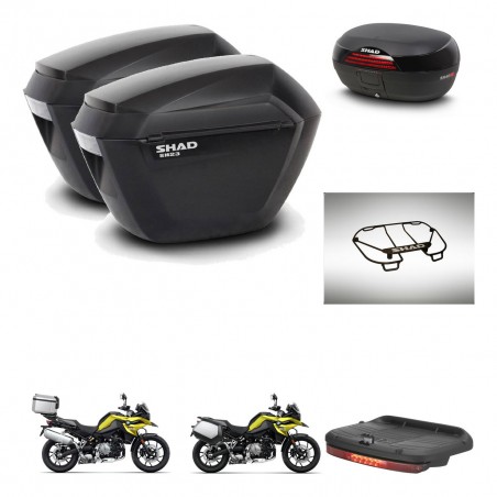 SHAD Baul SH46 + soporte montaje maletas sh23 accesorios 45 L KIT-463738