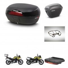 SHAD Maletas sh23 alu + soporte montaje baul SH46 accesorios 45 L KIT-463741