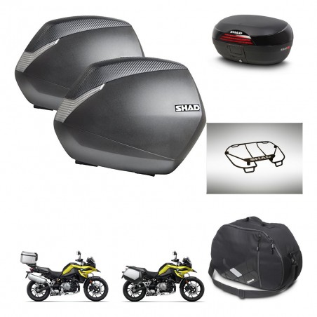 SHAD SH46 trunk + mounting bracket SH36 suitcases accessories 45 L KIT-463742