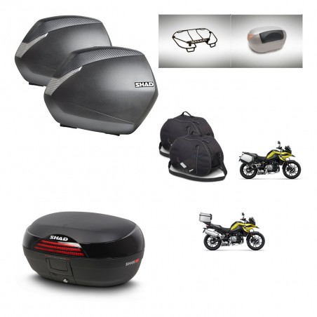 SHAD Baul SH46 + soporte montaje maletas SH36 accesorios 45 L KIT-463755