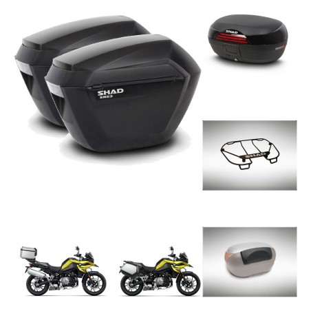 SHAD Baul SH46 + soporte montaje maletas sh23 accesorios 45 L KIT-463756
