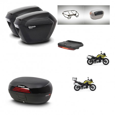 SHAD Baul SH46 + soporte montaje maletas sh23 accesorios 45 L KIT-463762