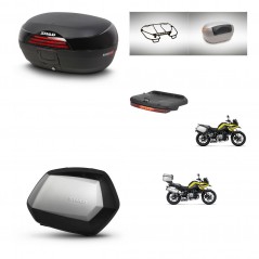 SHAD SH35 PREMIUM suitcases + mounting bracket SH46 trunk accessories 45 L KIT-463763