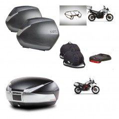 SHAD Baul SH48 + soporte montaje maletas SH36 accesorios TITANIUM PREMIUM KIT-463809