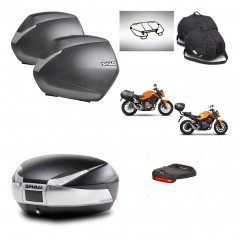 SHAD Baul SH48 + soporte montaje maletas SH36 accesorios TITANIUM PREMIUM KIT-463865