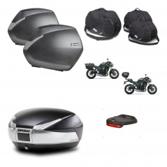 SHAD Baul SH48 + soporte montaje maletas SH36 accesorios TITANIUM PREMIUM KIT-463909