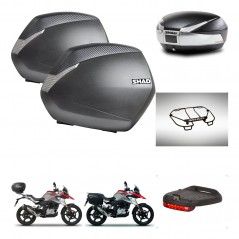 SHAD SH48 trunk + mounting bracket SH36 suitcases accessories TITANIUM PREMIUM KIT-463968
