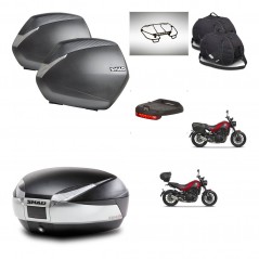 SHAD Baul SH48 + soporte montaje maletas SH36 accesorios TITANIUM PREMIUM KIT-464017