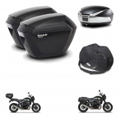 SHAD SH48 trunk + mounting bracket sh23 suitcases accessories TITANIUM PREMIUM KIT-464048