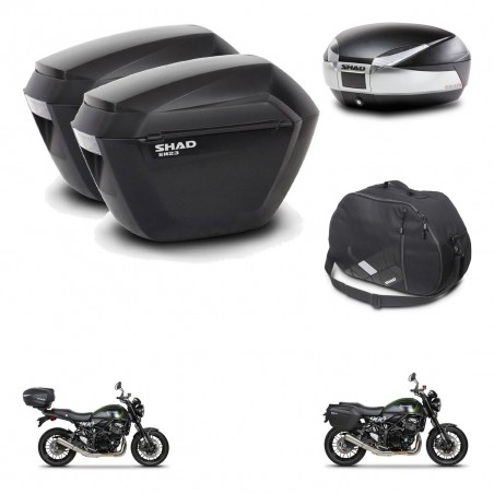 SHAD Baul SH48 + soporte montaje maletas sh23 accesorios TITANIUM PREMIUM KIT-464048