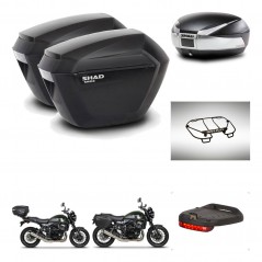 SHAD Baul SH48 + soporte montaje maletas sh23 accesorios TITANIUM PREMIUM KIT-464066