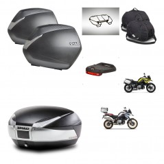 SHAD Baul SH48 + soporte montaje maletas SH36 accesorios TITANIUM PREMIUM KIT-464113