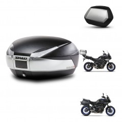 SHAD Maletas SH35 PREMIUM + soporte montaje baul SH48 TITANIUM KIT-464133